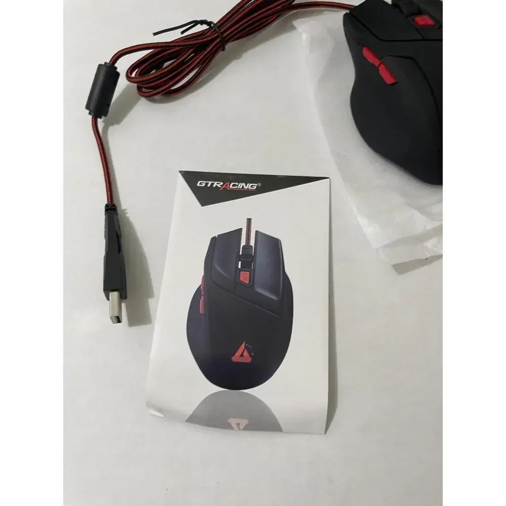 GTRACING Gaming Mouse Wired 7200 Dpi 6 Key, Led Breathing Light, Gt790